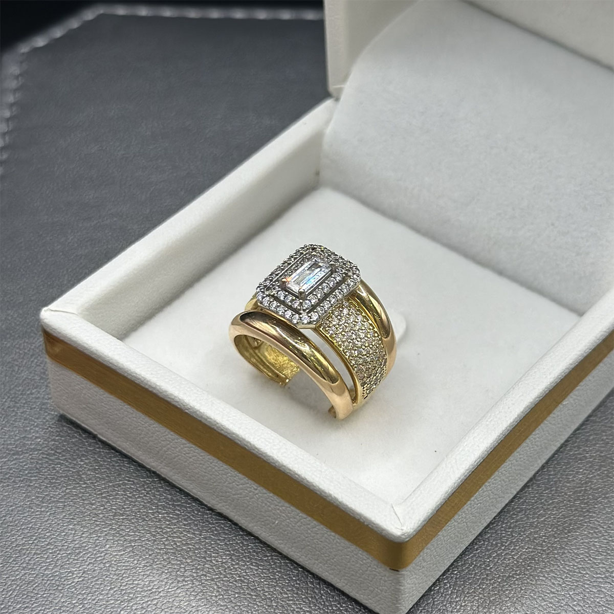 Bague en Or 18K – Charme d’Antan et Élégance Moderne – Image 3