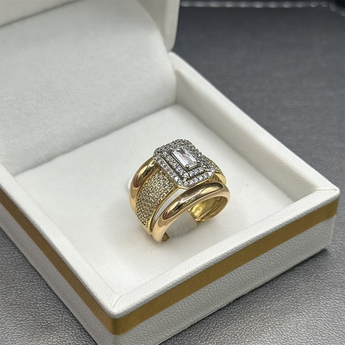 Bague en Or 18K – Charme d’Antan et Élégance Moderne – Image 2
