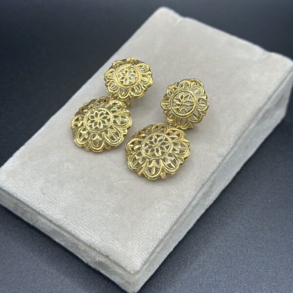 Boucles d'oreilles en Or 18K – Design Beldi Raffiné – Image 3