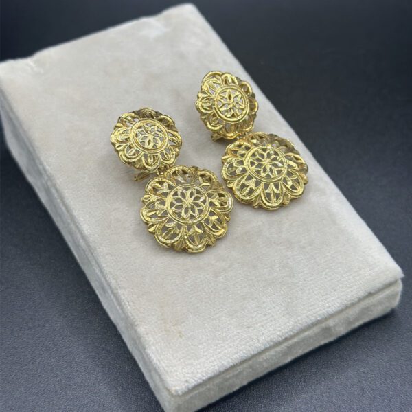 Boucles d'oreilles en Or 18K – Design Beldi Raffiné – Image 2