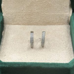 Boucles d'oreilles en diamant 18K– Lueur douce