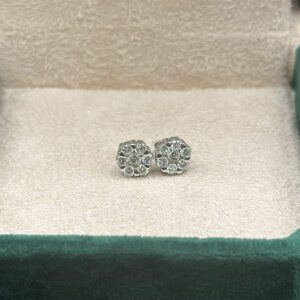 Boucles d'oreilles en diamant 18K – Élégance subtile