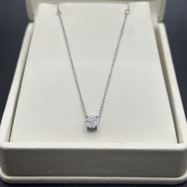 Collier en diamant 18K – Lueur subtile