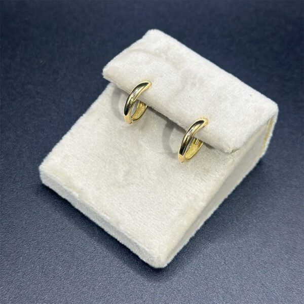 Boucles d'oreilles en Or 18K – Minimalistes et Subtiles – Image 3