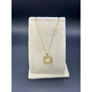 Collier en Or 18K – Grâce et Lumière