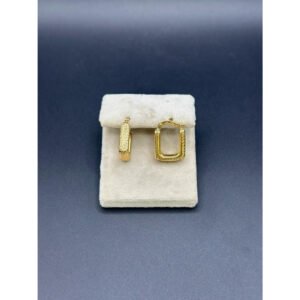 Boucles d’oreilles en Or 18K – Harmonie Dorée