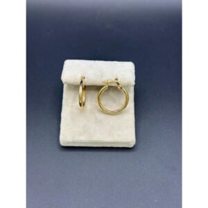 Boucles d’oreilles en Or 18K – Lumière Élégante