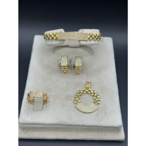 Ensemble en Or 18K – Douceur Élégante